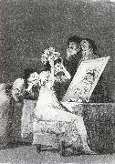 Francisco Goya Hasta la muerte oil painting